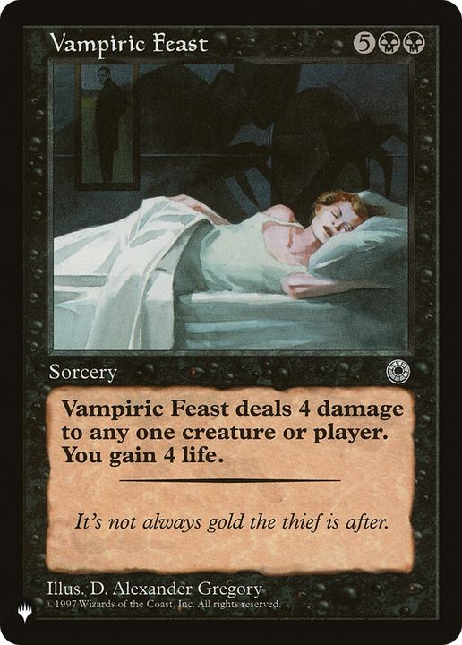 Vampiric Feast in the group Magic the Gathering / Types / Colors / Black at Proxyprinters.com (69611)