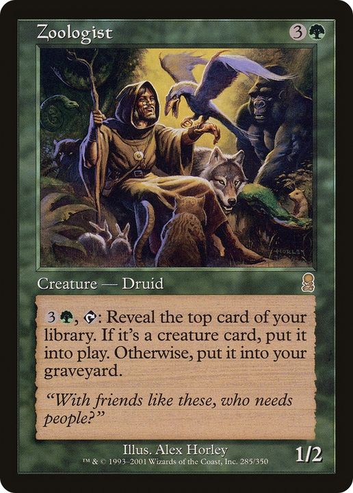 Zoologist in the group Magic the Gathering / Types / Creatures / Human at Proxyprinters.com (69617)