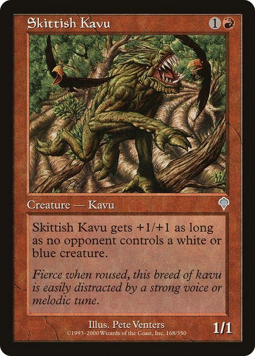 Skittish Kavu in the group Magic the Gathering / Types / Colors / Red at Proxyprinters.com (69651)