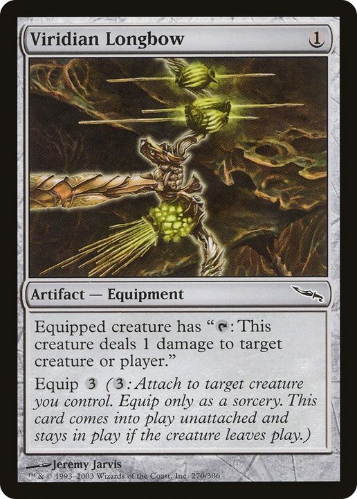 Viridian Longbow in the group Magic the Gathering / Types / Artifacts / Artifact at Proxyprinters.com (69668)