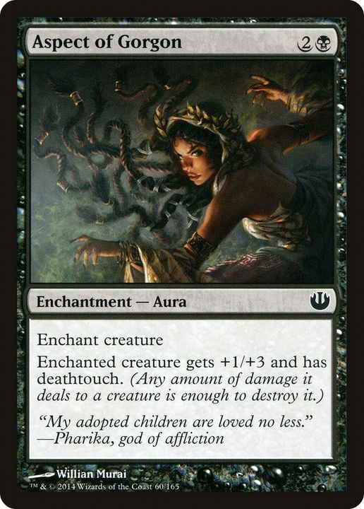 Aspect of Gorgon in the group Magic the Gathering / Types / Colors / Black at Proxyprinters.com (69669)