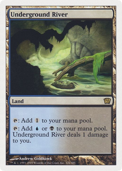 Underground River in the group Magic the Gathering / Sets / Ninth Edition at Proxyprinters.com (69686)