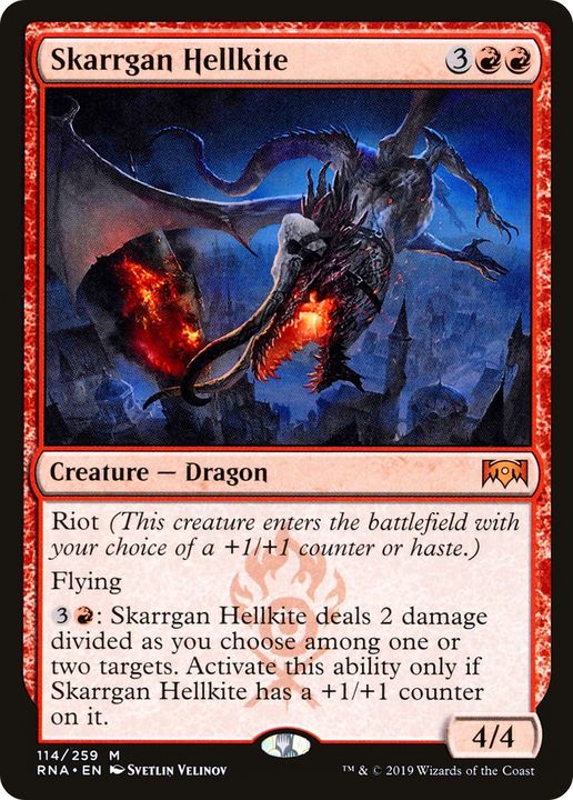 Skarrgan Hellkite in the group Magic the Gathering / Types / Colors / Red at Proxyprinters.com (69687)