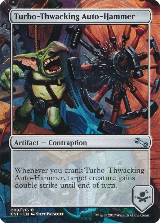 Turbo-Thwacking Auto-Hammer in the group Magic the Gathering / Types / Artifacts / Artifact at Proxyprinters.com (69693)