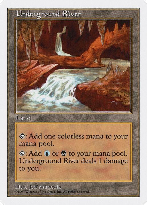 Underground River in the group Magic the Gathering / Types / Colors / Colorless at Proxyprinters.com (69705)