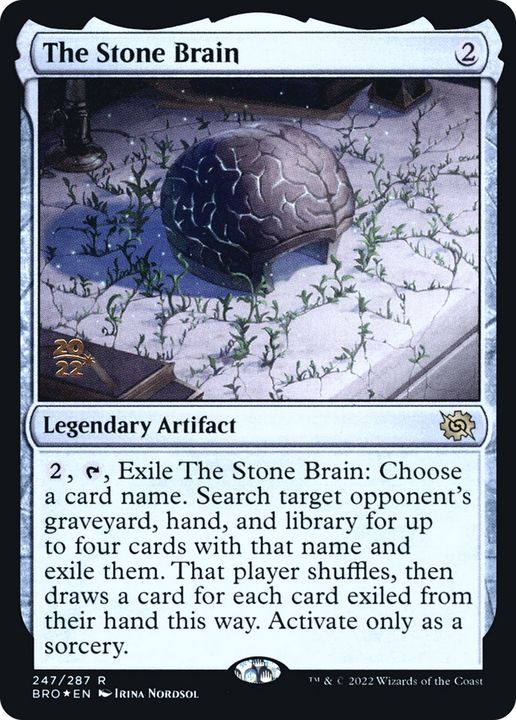 The Stone Brain in the group Magic the Gathering / Types / Artifacts / Legendary Artifact at Proxyprinters.com (69717)