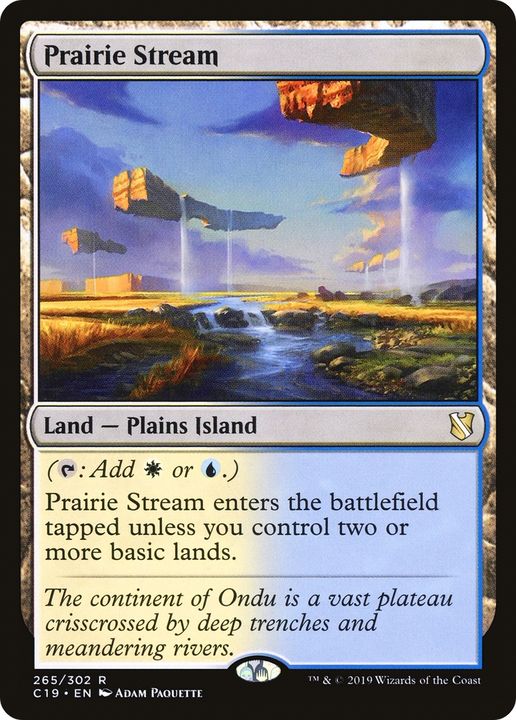 Prairie Stream in the group Magic the Gathering / Sets / Commander 2019 at Proxyprinters.com (69731)