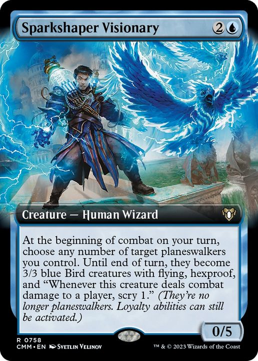 Sparkshaper Visionary in the group Magic the Gathering / Types / Creatures / Wizard at Proxyprinters.com (69739)