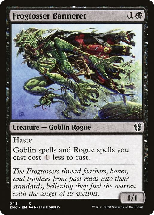 Frogtosser Banneret in the group Magic the Gathering / Types / Creatures / Goblin at Proxyprinters.com (69757)