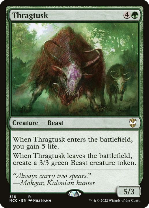 Thragtusk in the group Magic the Gathering / Sets / New Capenna Commander at Proxyprinters.com (69780)