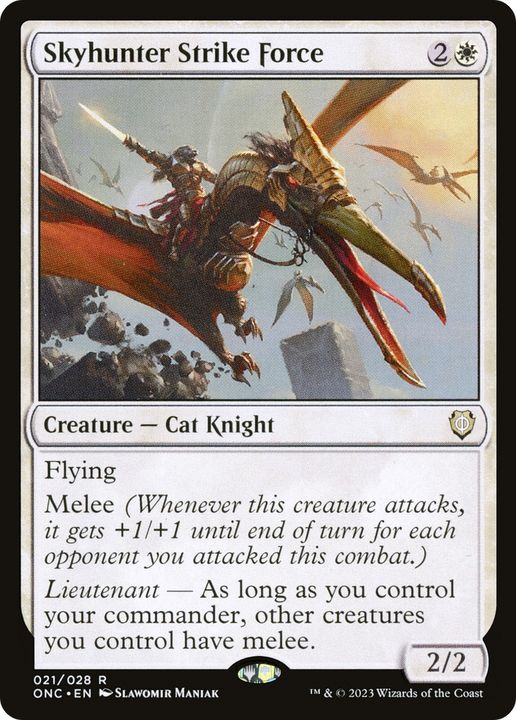 Skyhunter Strike Force in the group Magic the Gathering / Types / Colors / White at Proxyprinters.com (69786)