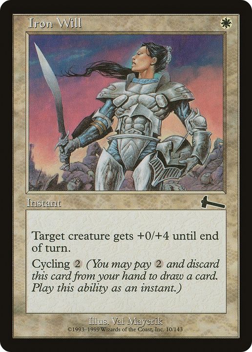 Iron Will in the group Magic the Gathering / Types / Colors / White at Proxyprinters.com (69789)