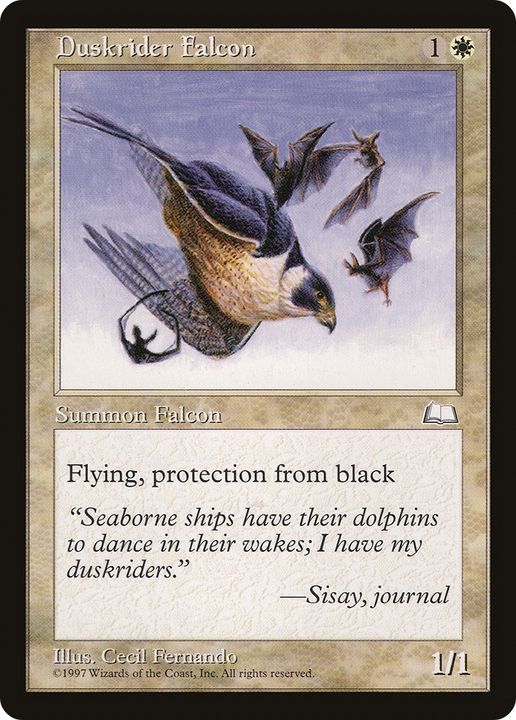 Duskrider Falcon in the group Magic the Gathering / Types / Colors / White at Proxyprinters.com (69793)