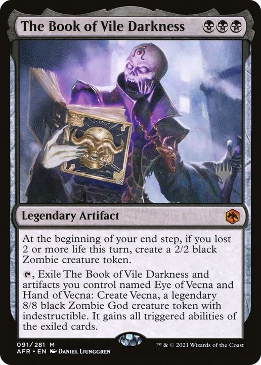 The Book of Vile Darkness in the group Magic the Gathering / Types / Artifacts / Legendary Artifact at Proxyprinters.com (6980)