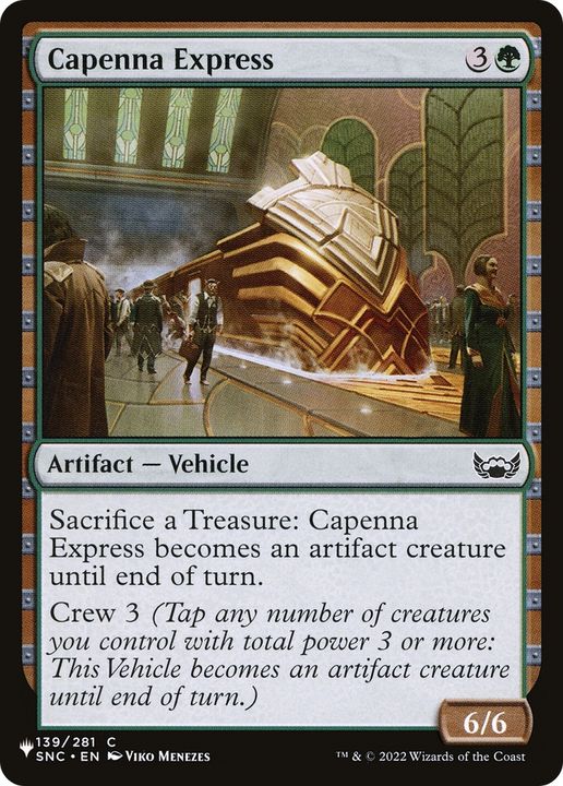 Capenna Express in the group Magic the Gathering / Types / Artifacts / Artifact at Proxyprinters.com (69814)