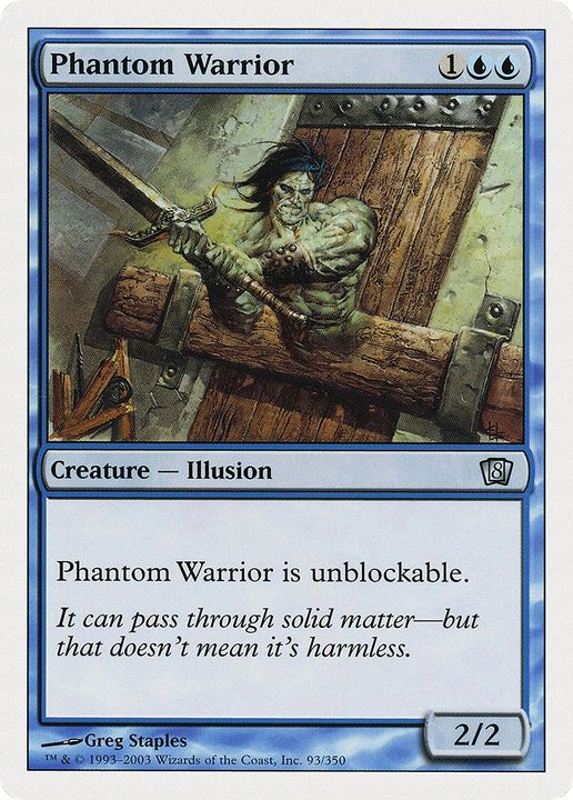 Phantom Warrior in the group Magic the Gathering / Sets / Eighth Edition at Proxyprinters.com (69816)