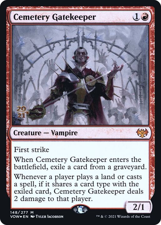 Cemetery Gatekeeper in the group Magic the Gathering / Sets / Innistrad: Crimson Vow Promos at Proxyprinters.com (69817)