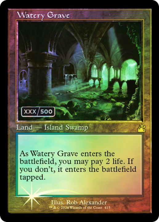 Watery Grave in the group Magic the Gathering / Types / Land / Swamp at Proxyprinters.com (69818)