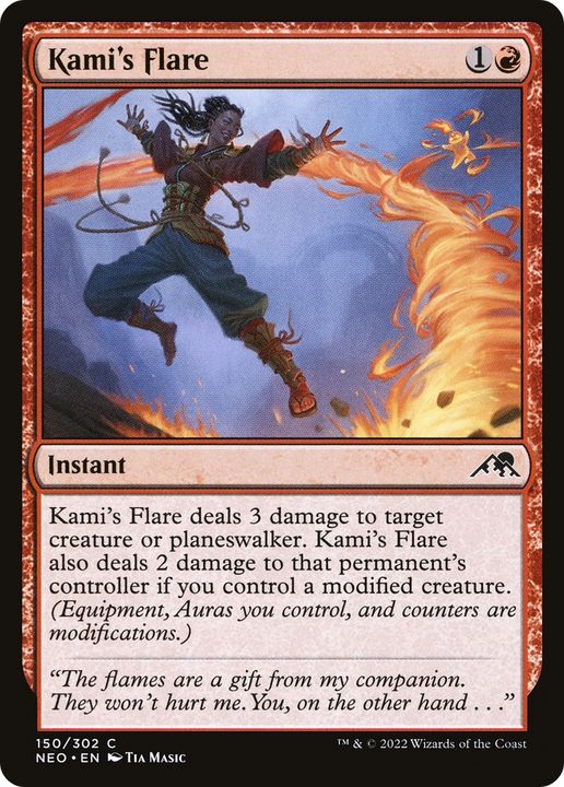 Kami's Flare in the group Magic the Gathering / Types / Colors / Red at Proxyprinters.com (69820)