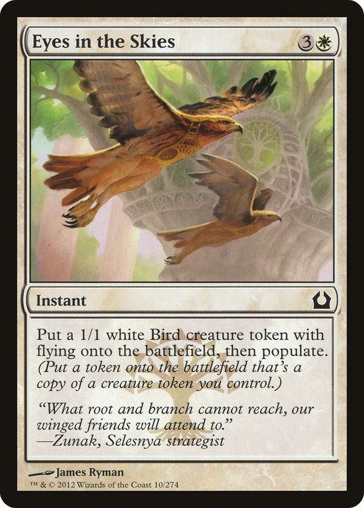 Eyes in the Skies in the group Magic the Gathering / Types / Colors / White at Proxyprinters.com (69835)