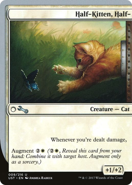 Half-Kitten, Half- in the group Magic the Gathering / Types / Colors / White at Proxyprinters.com (69839)