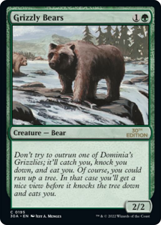 Grizzly Bears in the group Magic the Gathering / Types / Colors / Green at Proxyprinters.com (69864)