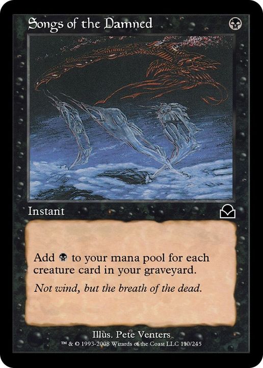 Songs of the Damned in the group Magic the Gathering / Types / Colors / Black at Proxyprinters.com (6987)