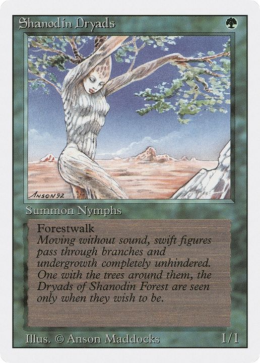 Shanodin Dryads in the group Magic the Gathering / Types / Colors / Green at Proxyprinters.com (69870)