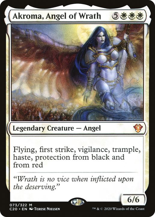 Akroma, Angel of Wrath in the group Magic the Gathering / Sets / Commander 2020 at Proxyprinters.com (69880)