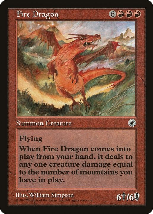 Fire Dragon in the group Advanced search at Proxyprinters.com (69882)