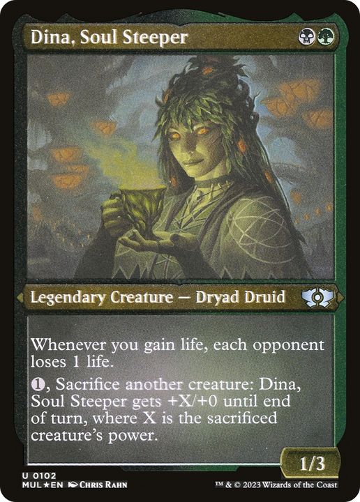 Dina, Soul Steeper in the group Magic the Gathering / Types / Colors / Multicolors / B, G at Proxyprinters.com (69889)