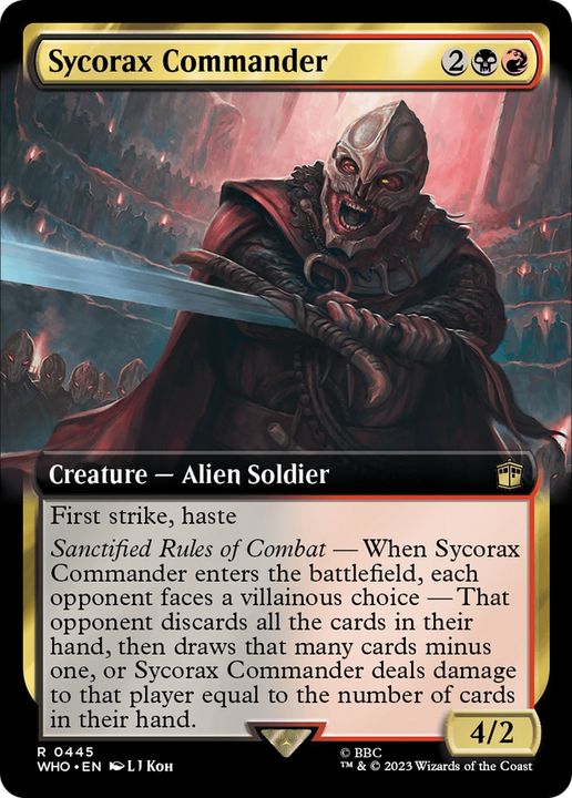 Sycorax Commander in the group Magic the Gathering / Types / Colors / Multicolors / B, R at Proxyprinters.com (69915)