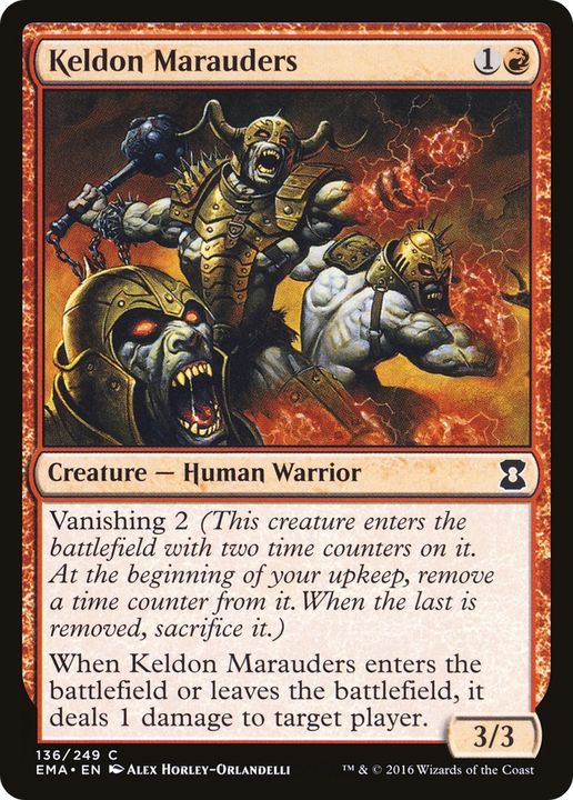 Keldon Marauders in the group Magic the Gathering / Types / Creatures / Warrior at Proxyprinters.com (69935)