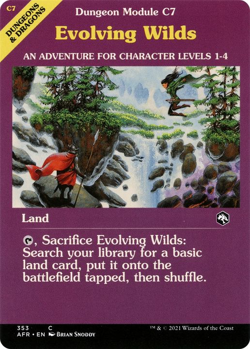 Evolving Wilds in the group Magic the Gathering / Types / Colors / Colorless at Proxyprinters.com (69987)