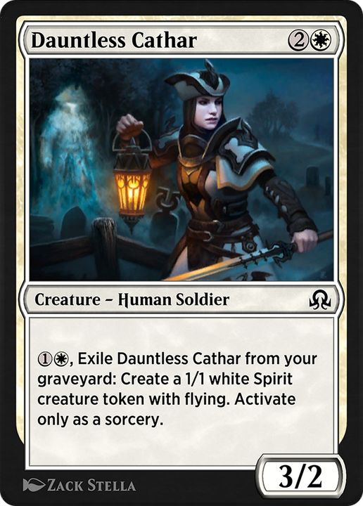 Dauntless Cathar in the group Magic the Gathering / Types / Creatures / Human at Proxyprinters.com (69999)