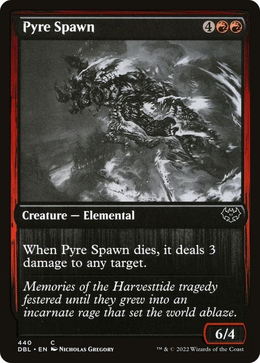 Pyre Spawn in the group Magic the Gathering / Types / Colors / Red at Proxyprinters.com (7000)