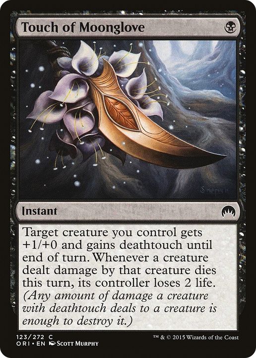 Touch of Moonglove in the group Magic the Gathering / Types / Colors / Black at Proxyprinters.com (70000)