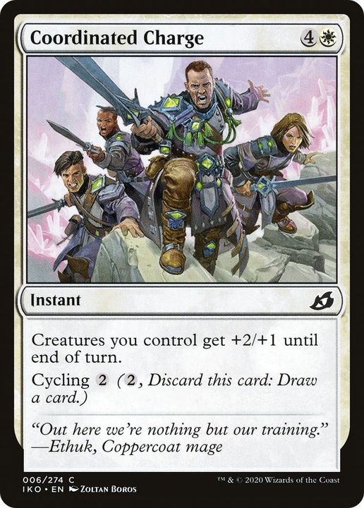 Coordinated Charge in the group Magic the Gathering / Types / Colors / White at Proxyprinters.com (7002)