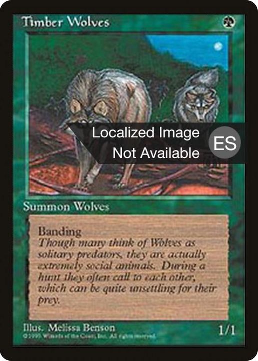 Timber Wolves in the group Magic the Gathering / Types / Colors / Green at Proxyprinters.com (70028)