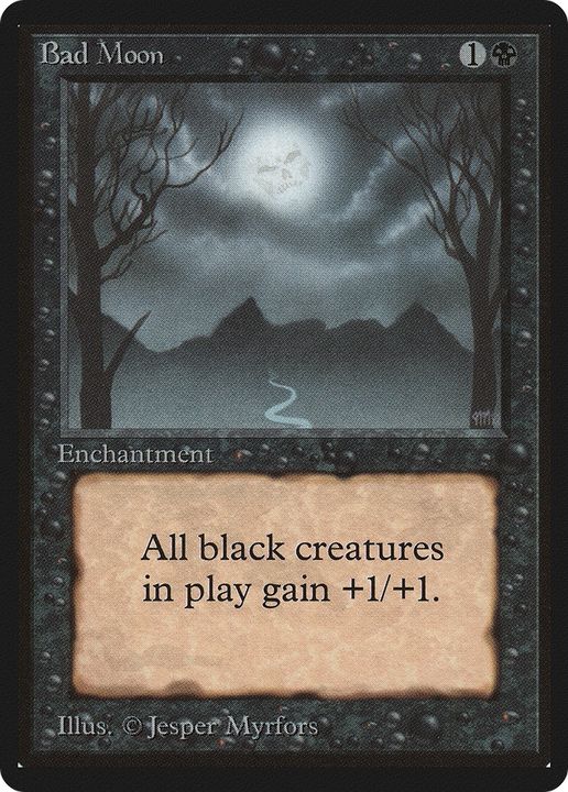 Bad Moon in the group Magic the Gathering / Sets / Limited Edition Beta at Proxyprinters.com (70037)