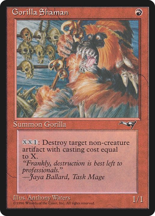 Gorilla Shaman in the group Magic the Gathering / Sets / Alliances at Proxyprinters.com (70047)