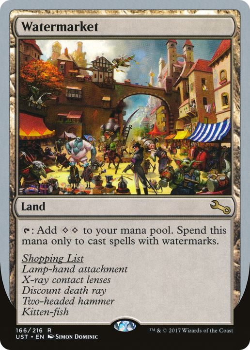 Watermarket in the group Magic the Gathering / Types / Colors / Colorless at Proxyprinters.com (70077)