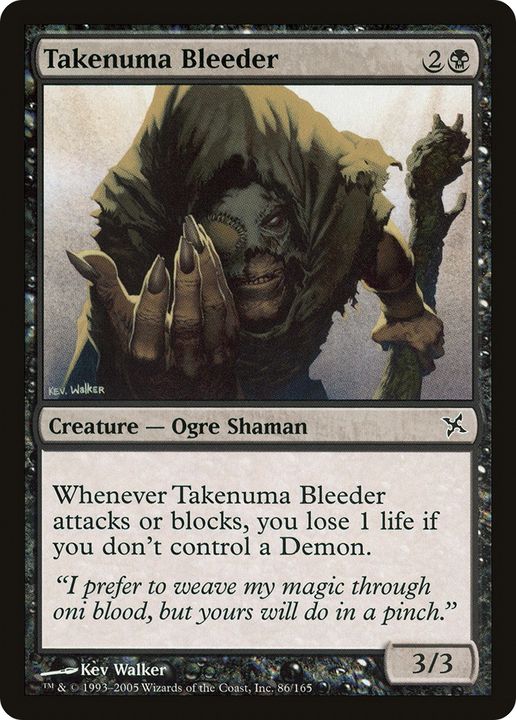 Takenuma Bleeder in the group Magic the Gathering / Types / Colors / Black at Proxyprinters.com (70094)