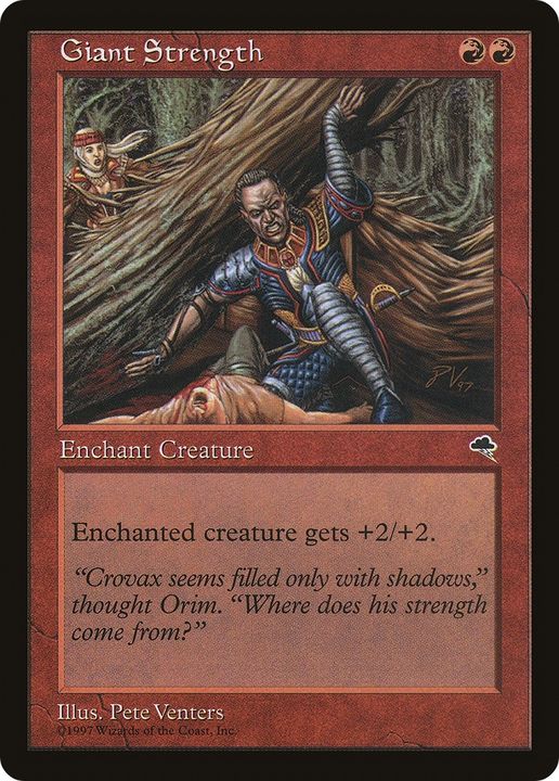 Giant Strength in the group Magic the Gathering / Types / Colors / Red at Proxyprinters.com (70110)