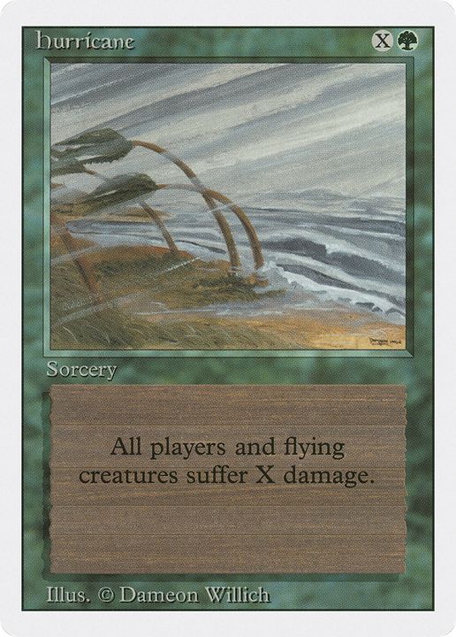 Hurricane in the group Magic the Gathering / Types / Colors / Green at Proxyprinters.com (70120)