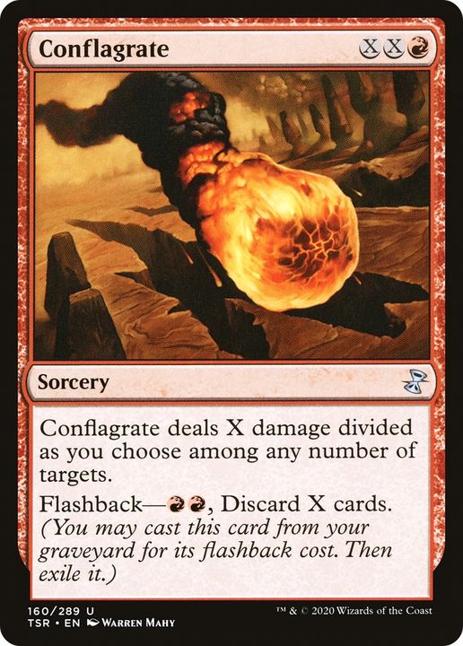 Conflagrate in the group Magic the Gathering / Types / Colors / Red at Proxyprinters.com (70124)