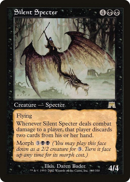 Silent Specter in the group Magic the Gathering / Types / Colors / Black at Proxyprinters.com (70159)