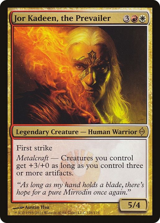 Jor Kadeen, the Prevailer in the group Magic the Gathering / Types / Colors / Multicolors / R, W at Proxyprinters.com (70161)