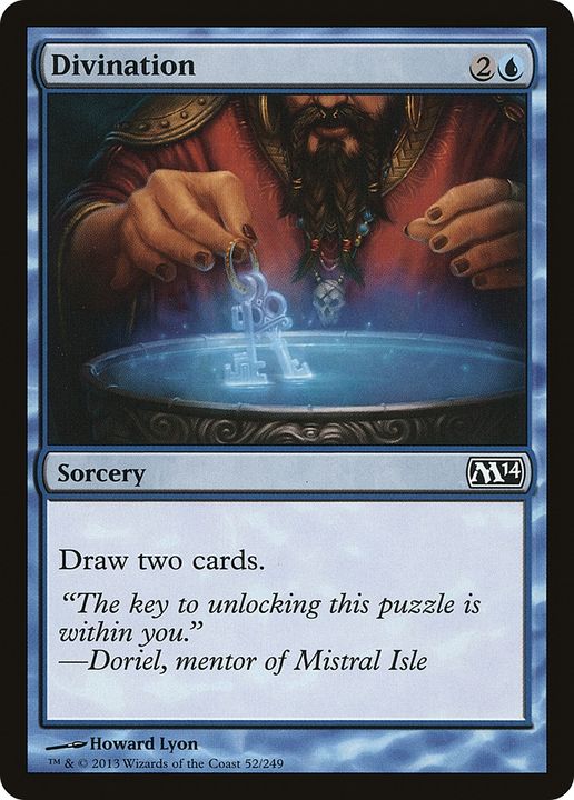 Divination in the group Magic the Gathering / Sets / Magic 2015 at Proxyprinters.com (70166)