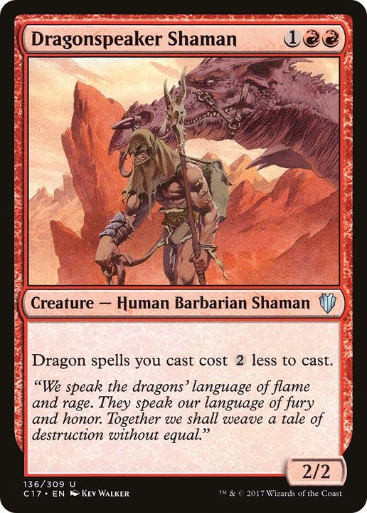 Dragonspeaker Shaman in the group Magic the Gathering / Types / Creatures / Human at Proxyprinters.com (70172)